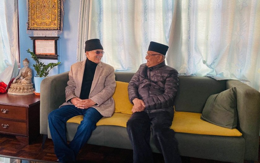 केपी शर्मा ओली र डा. बाबुराम भट्टराई