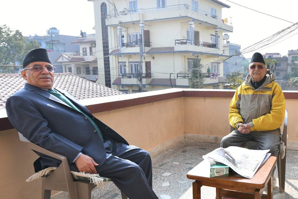 प्रचण्ड र ओली