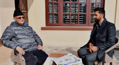 केपी ओली र रवि लामिछाने