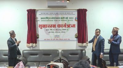 अन्तर्राष्ट्रिय कोदोजन्य बाली वर्ष सुरु