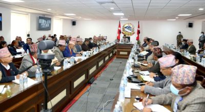 प्रधानमन्त्री प्रचण्डको सचिवहरुसँग छलफल