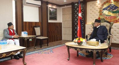 प्रधानमन्त्री प्रचण्ड र सभामुख घिमिरे