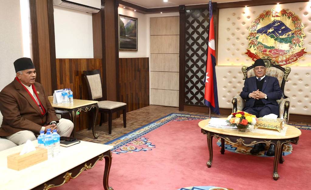 प्रचण्ड र राजेन्द्रसिंह रावल