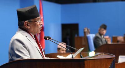 प्रधानमन्त्री प्रचण्ड संसदमा