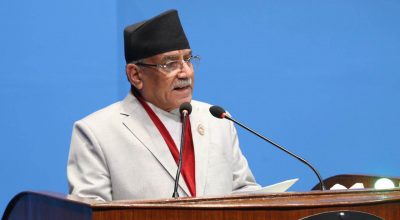 प्रधानमन्त्री प्रचण्ड संसदमा