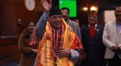 प्रधानमन्त्री प्रचण्ड संसदमा