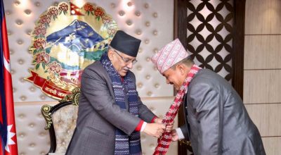 प्रचण्ड र दिपेन्द्र कुमार पुन मगर