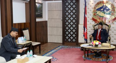 प्रचण्ड र गणेशप्रसाद तिमिल्सिना