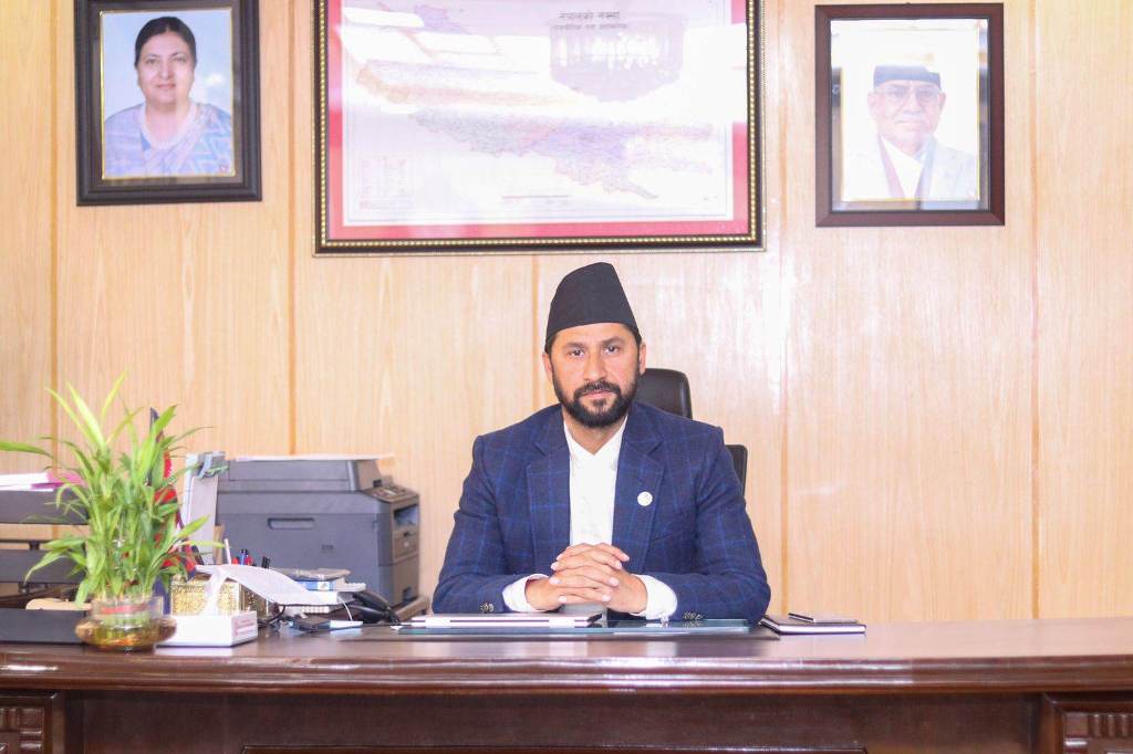 गृहमन्त्री रवी लामिछाने