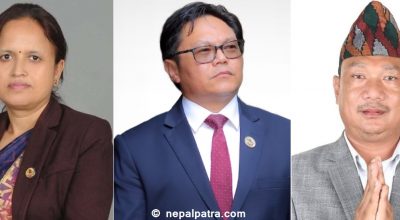 रेखा शर्मा, सुदन किराँती र अमनलाल मोदी