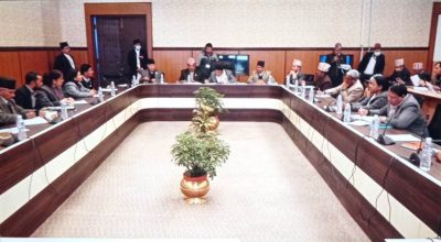 सर्वदलीय बैठक