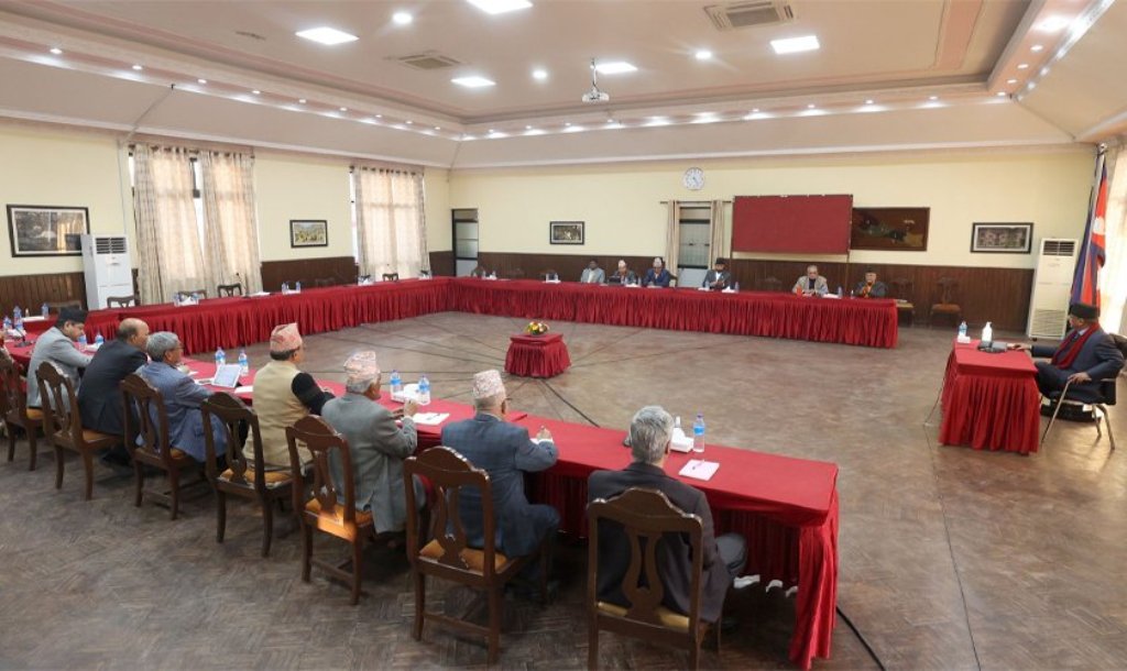 सर्वदलीय बैठक