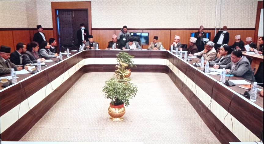 सर्वदलीय बैठक