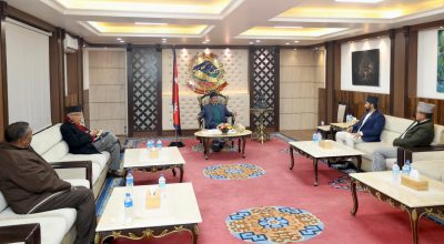 सत्ता गठबन्धनको बैठक