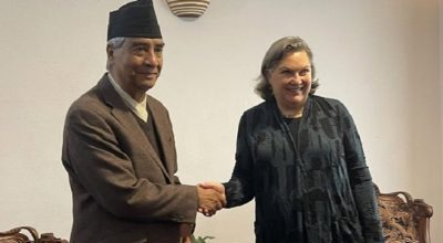 शेरबहादुर देउवा र भिक्टोरिया नुल्याण्ड