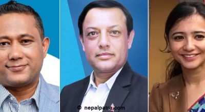 शिखिर खनाल, डोलप्रसाद अर्याल र डा. तोसिमा कार्की