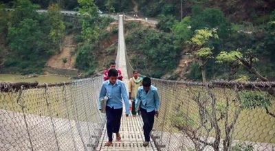तुइन झोलुङ्गे पुलद्वारा विस्थापित