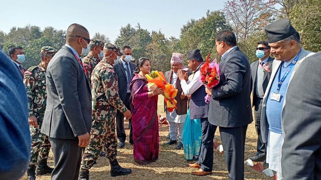 राष्ट्रपति विद्यादेवी भण्डारी दाङमा