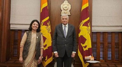 डा. विमला राई पौड्याल र रणिल विक्रमासिंघे