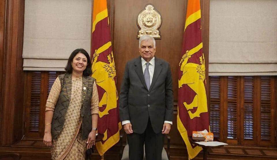 डा. विमला राई पौड्याल र रणिल विक्रमासिंघे