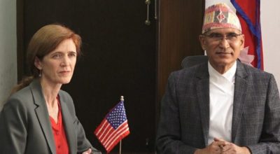 विष्णु पौडेल र सामन्था पावर