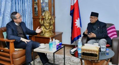 केपी शर्मा ओली र चेन सोङ