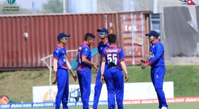 नेपाल लगातार तेस्रो खेलमा विजयी