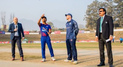 नेपालले स्कटल्याण्डसँग खेल्दै