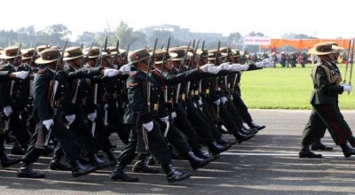 टुँडिखेलमा सेना दिवस