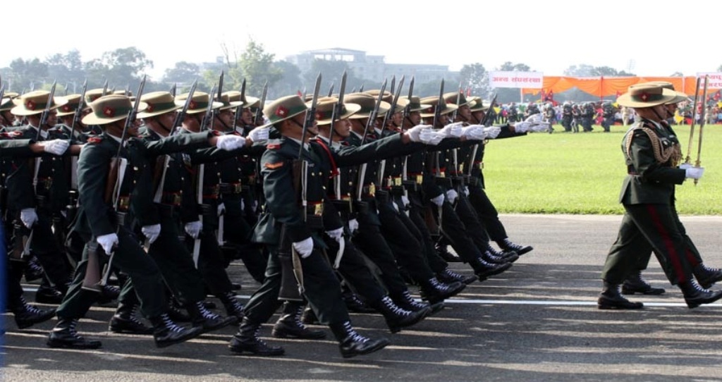 टुँडिखेलमा सेना दिवस