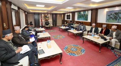 प्रमुख सचेतकहरूको छलफल