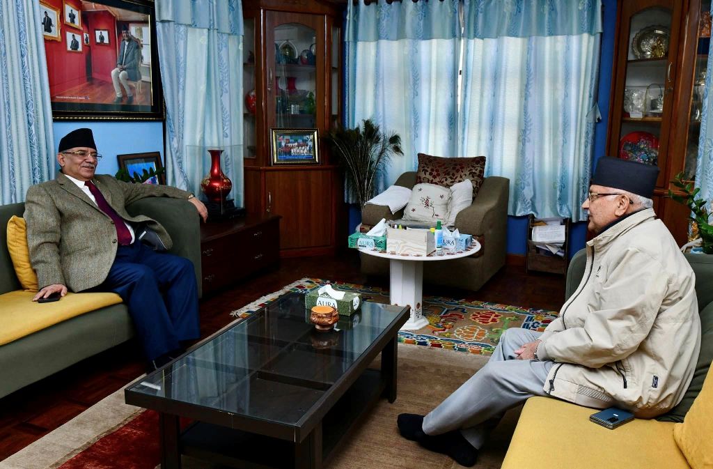 केपी ओली र प्रचण्ड बालकोट