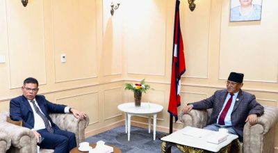 मलेसियाका गृहमन्त्रीसँग प्रधानमन्त्री