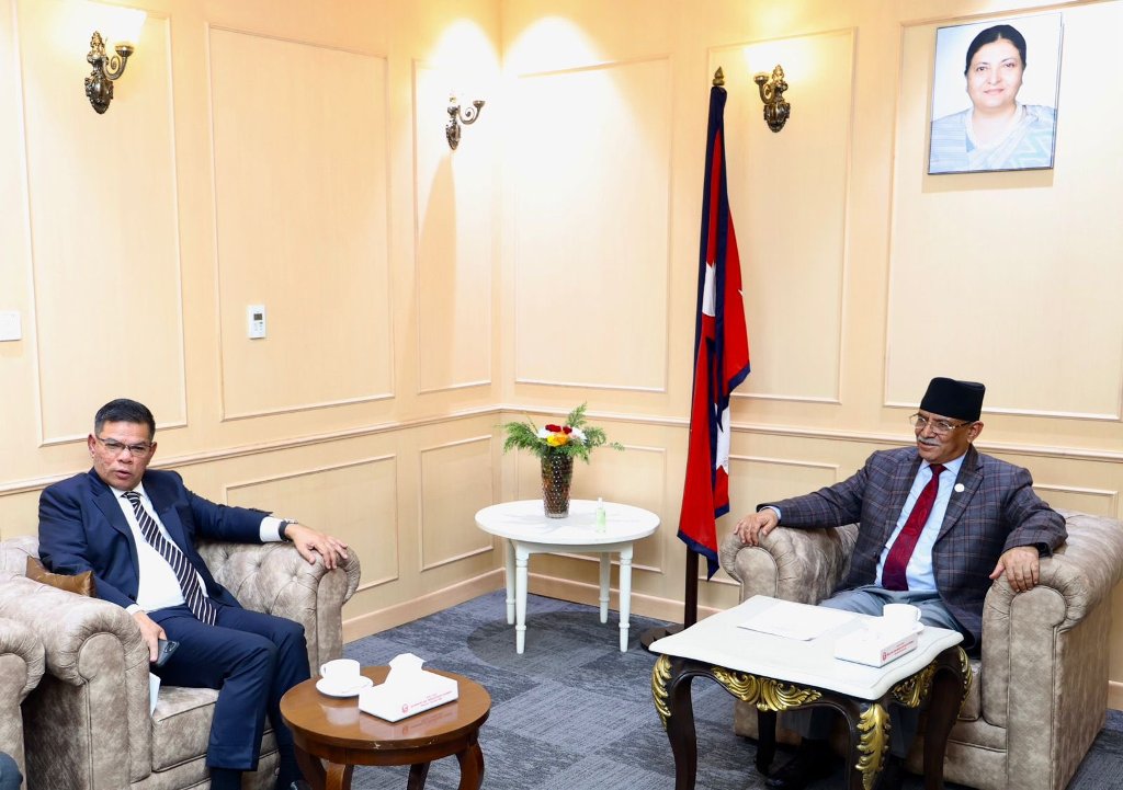 मलेसियाका गृहमन्त्रीसँग प्रधानमन्त्री