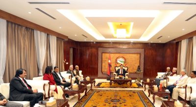 सत्ता गठबन्धनको बैठक