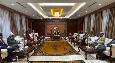 १० दलका शीर्ष नेताहरूको बैठक