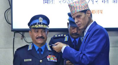 कुँवरलाई दज्र्यानी चिन्ह प्रदान