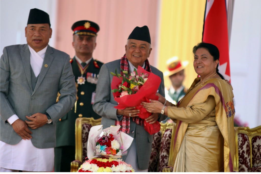  बिदाइ भइन् निवर्तमान राष्ट्रपति भण्डारी