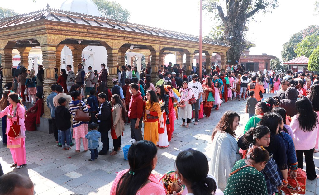 चैतेदशैँ विन्ध्यवासिनी मन्दिर पोखरा