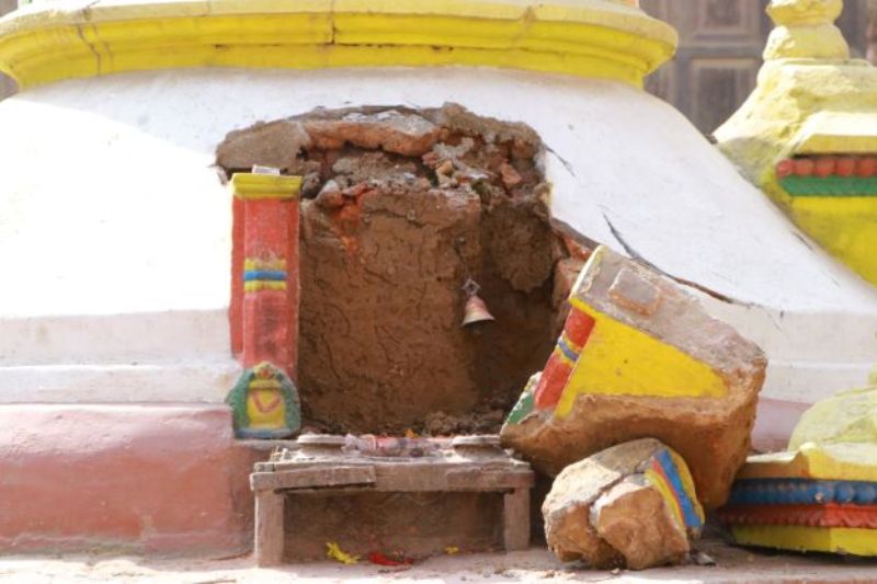 बुद्धको मूति चोरी