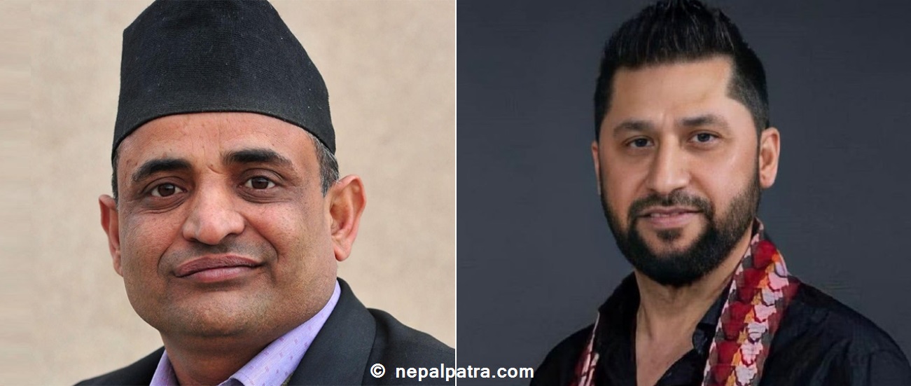 दीनमणि पोखरेल र रवि लामिछाने