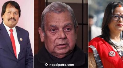 डा. सिके राउत, महन्थ ठाकुर र रञ्जिता श्रेष्ठ