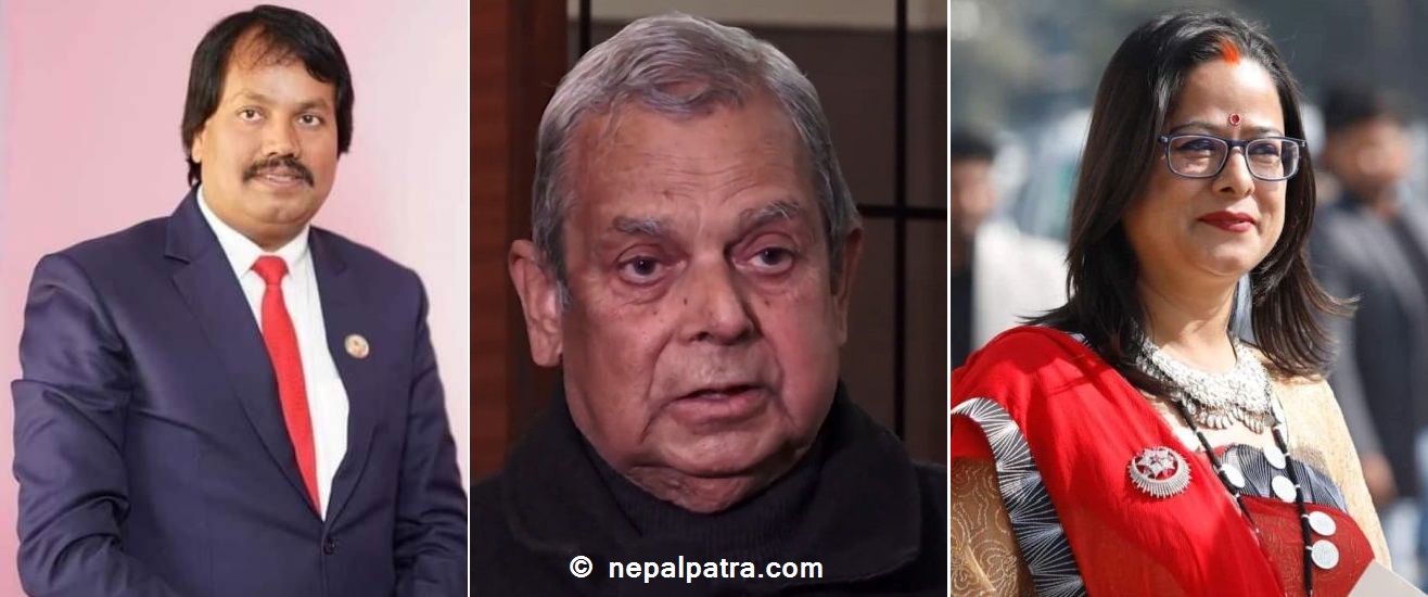 डा. सिके राउत, महन्थ ठाकुर र रञ्जिता श्रेष्ठ