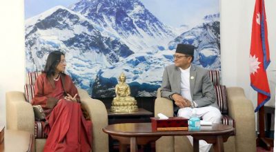 गणेशप्रसाद तिमिल्सिना र डा. पुनम क्षेत्रपाल सिंह