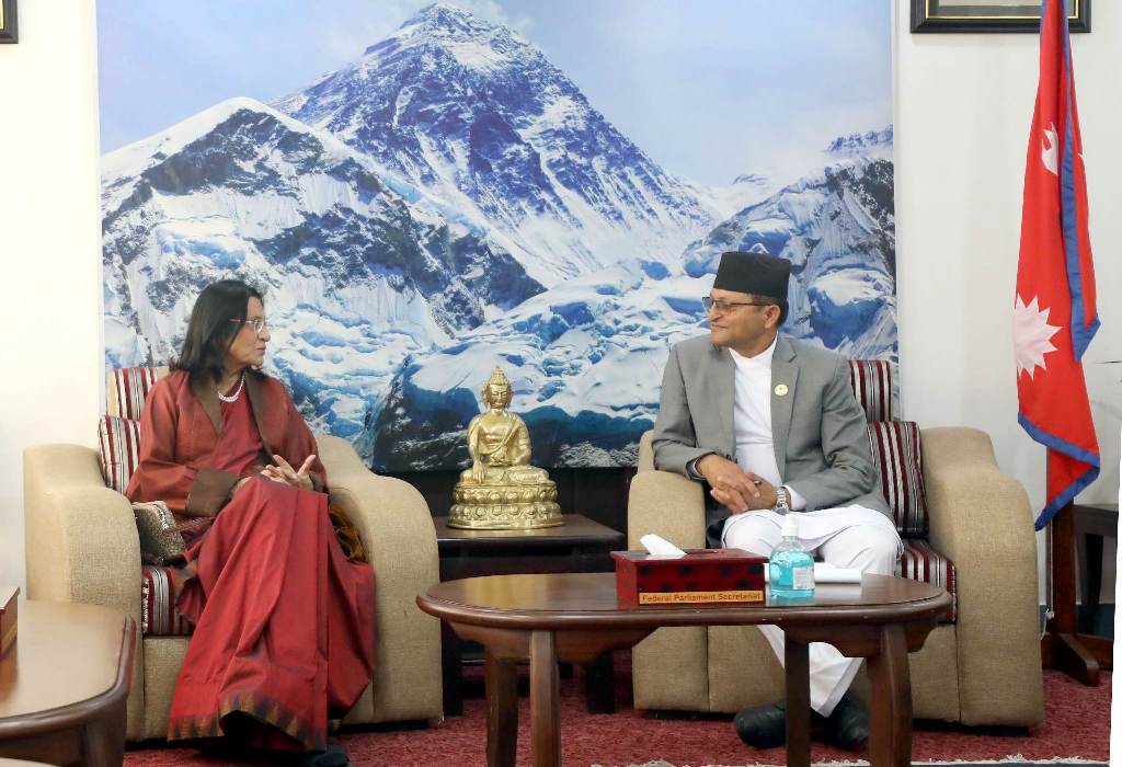 गणेशप्रसाद तिमिल्सिना र डा. पुनम क्षेत्रपाल सिंह