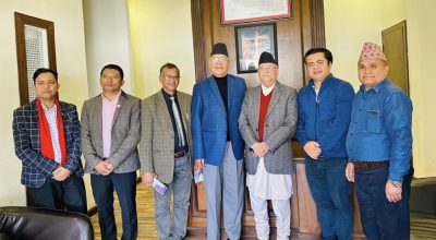 केपी शर्मा ओली र बामदेव गौतम भैसेपाटी