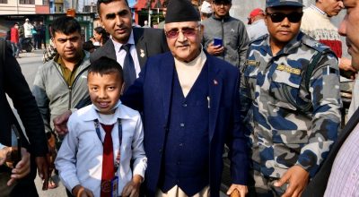 ओलीले स्कूले नानीबाबूहरू देखेपछि