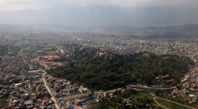 काठमाडौँ उपत्यका एरियल भ्यू