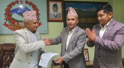 खगराज अधिकारी र हरि बहादुर चुनाम