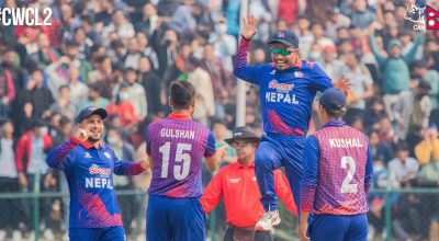 यूएईलाई हराउँदै नेपालले जोगायो